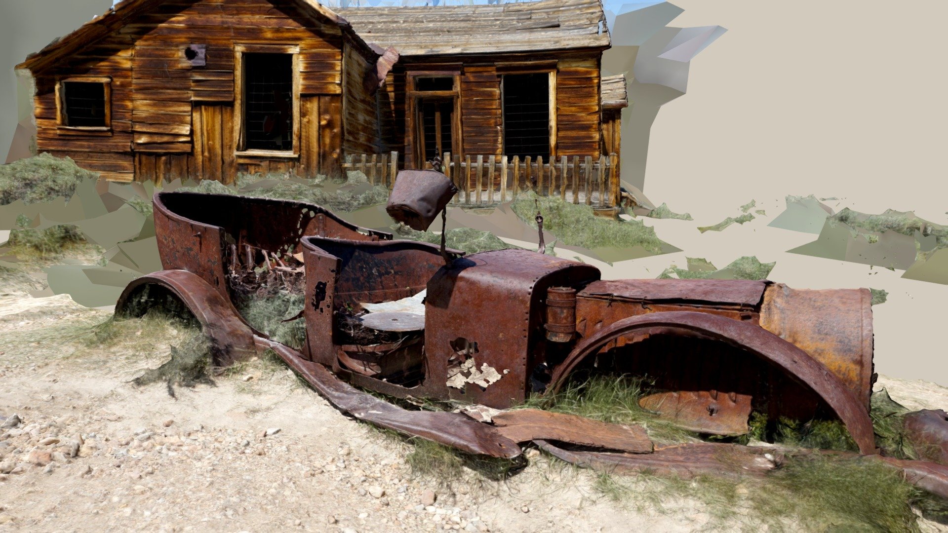 Bodie Sunken Car