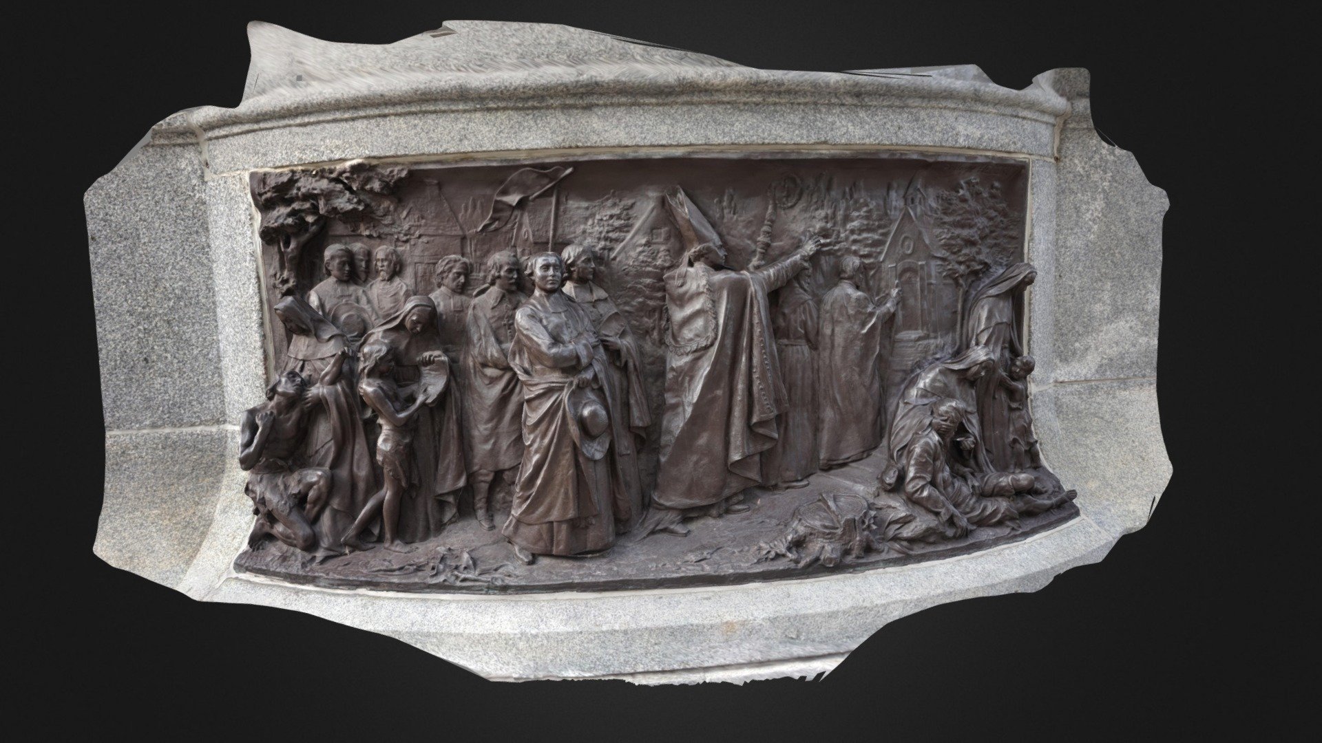 Bas-relief in Québec