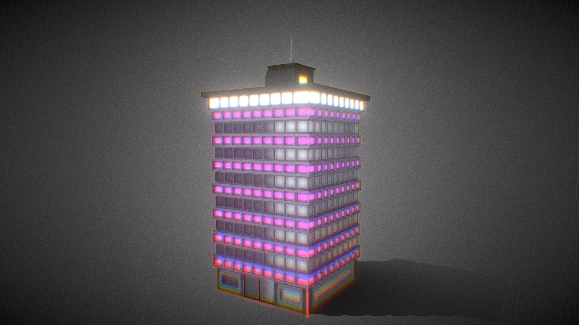 LowPoly Cyberpunk build/Edificio Cyberpunk