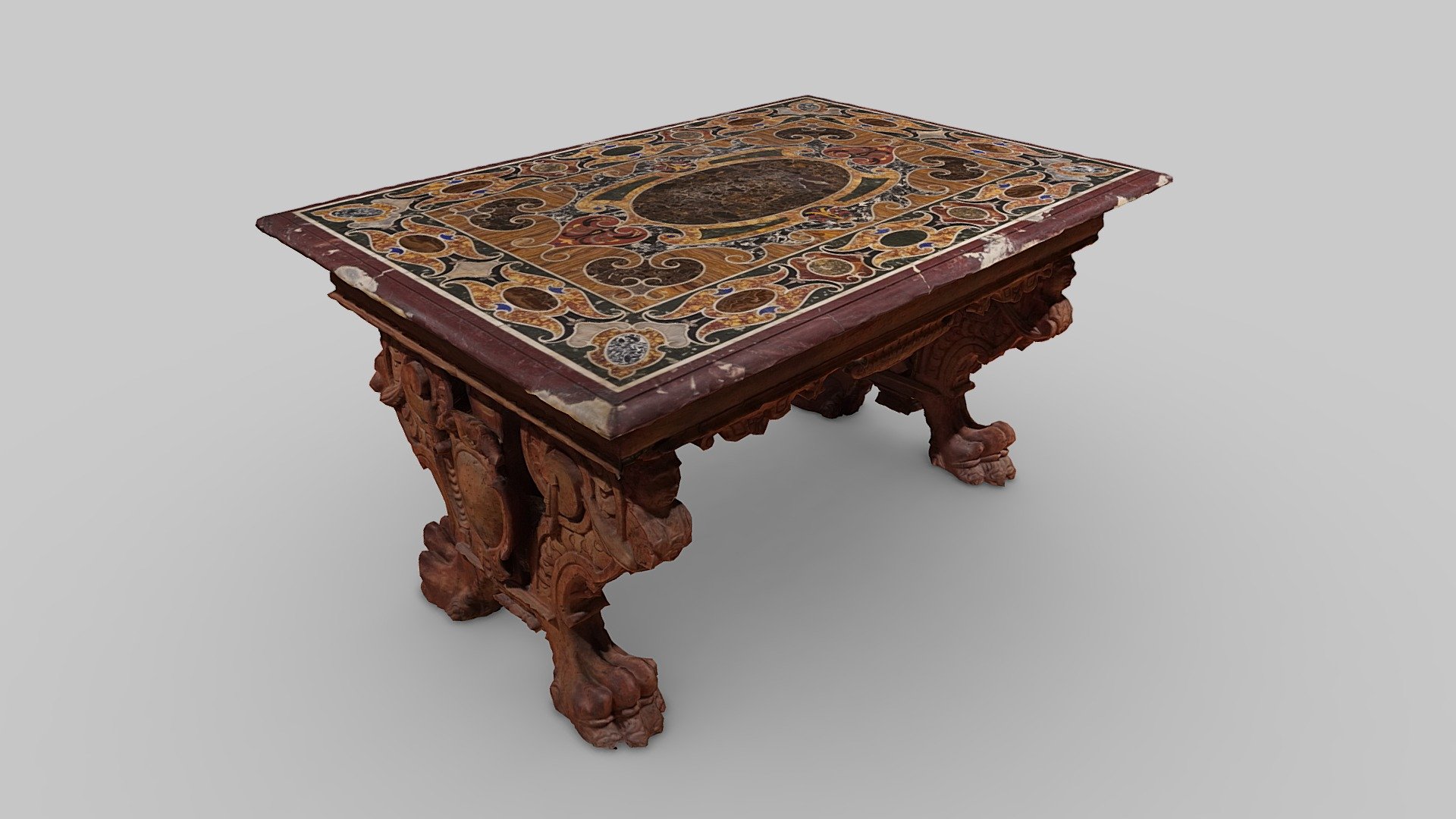 Marble Topped Centre Table