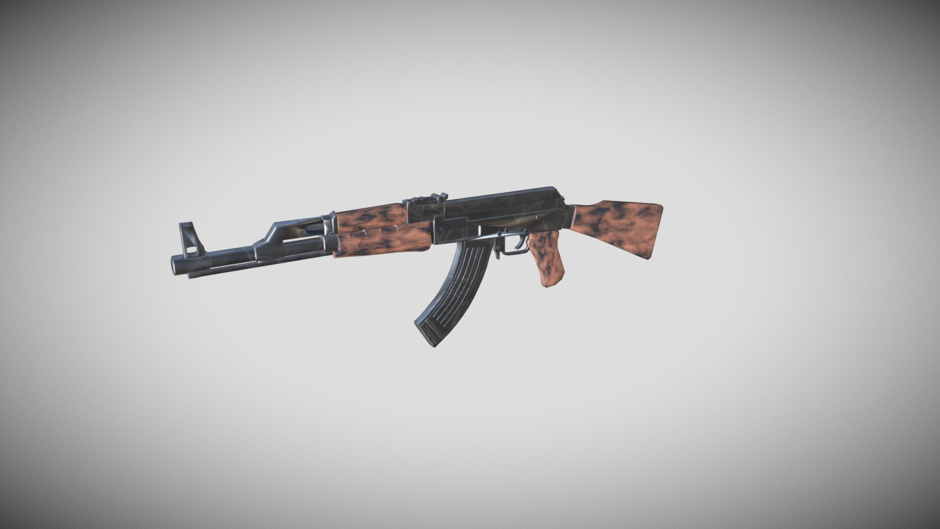 Low Poly Ak-47