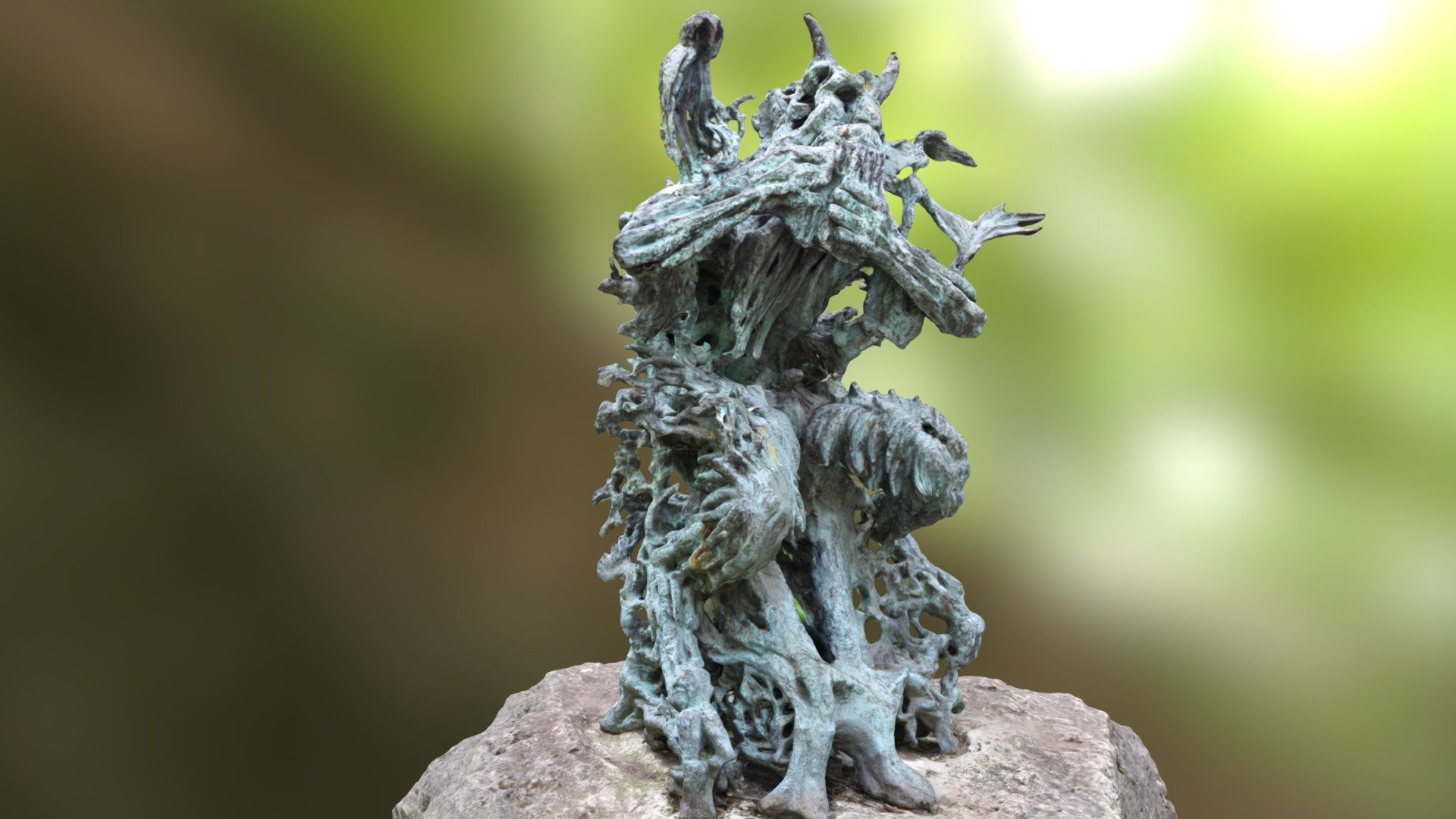 Dieu Pan (God Pan) - textured