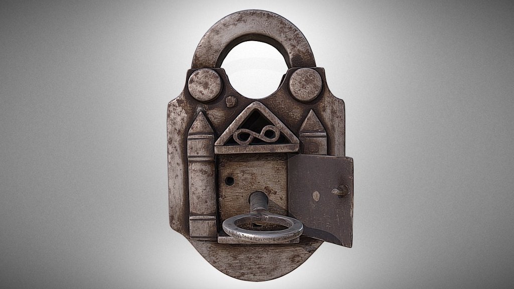 Gate padlock