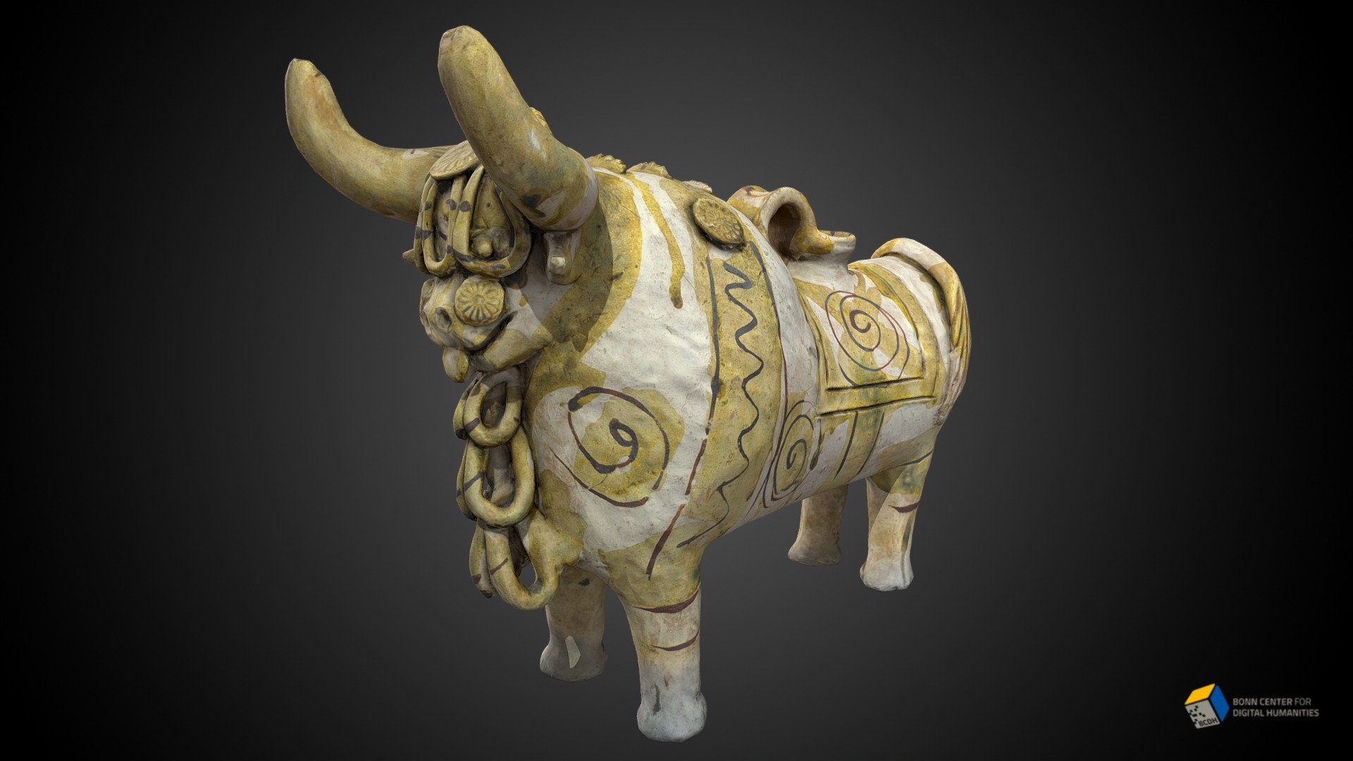 Cow shaped vessel
