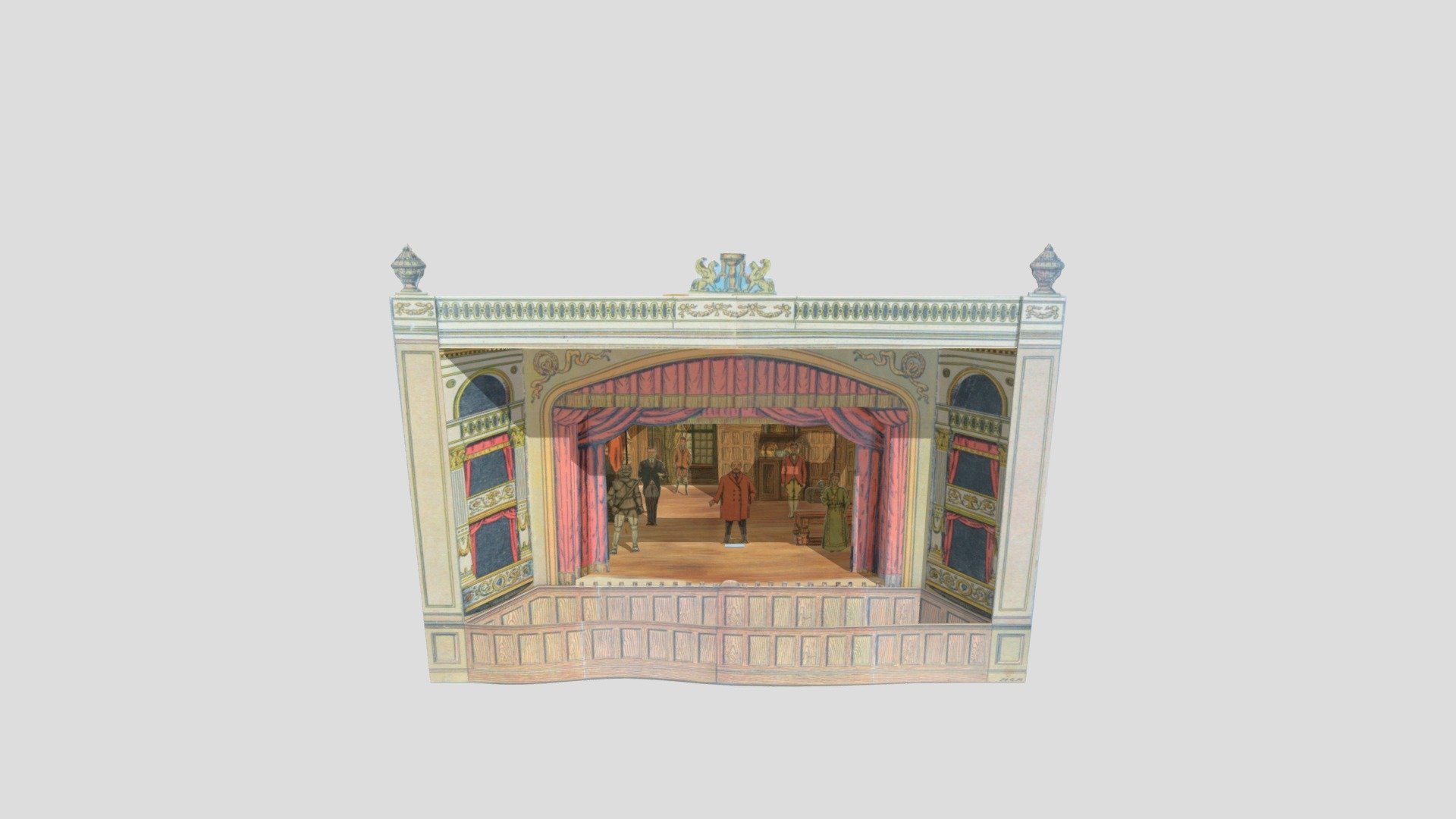 Toy theatre, Illustreret Familie-Journal, 1925