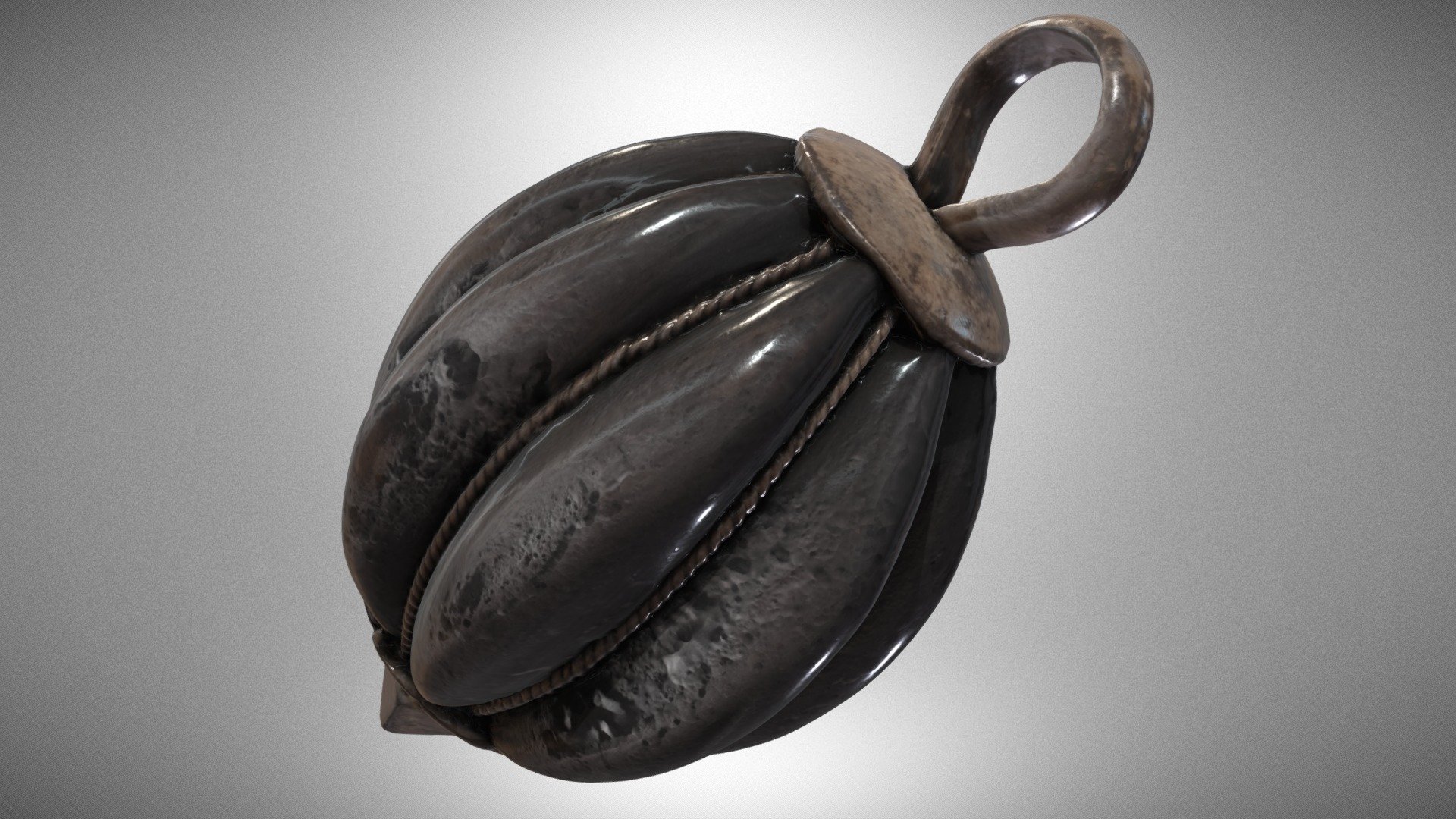 Black horn “kontusz” knob