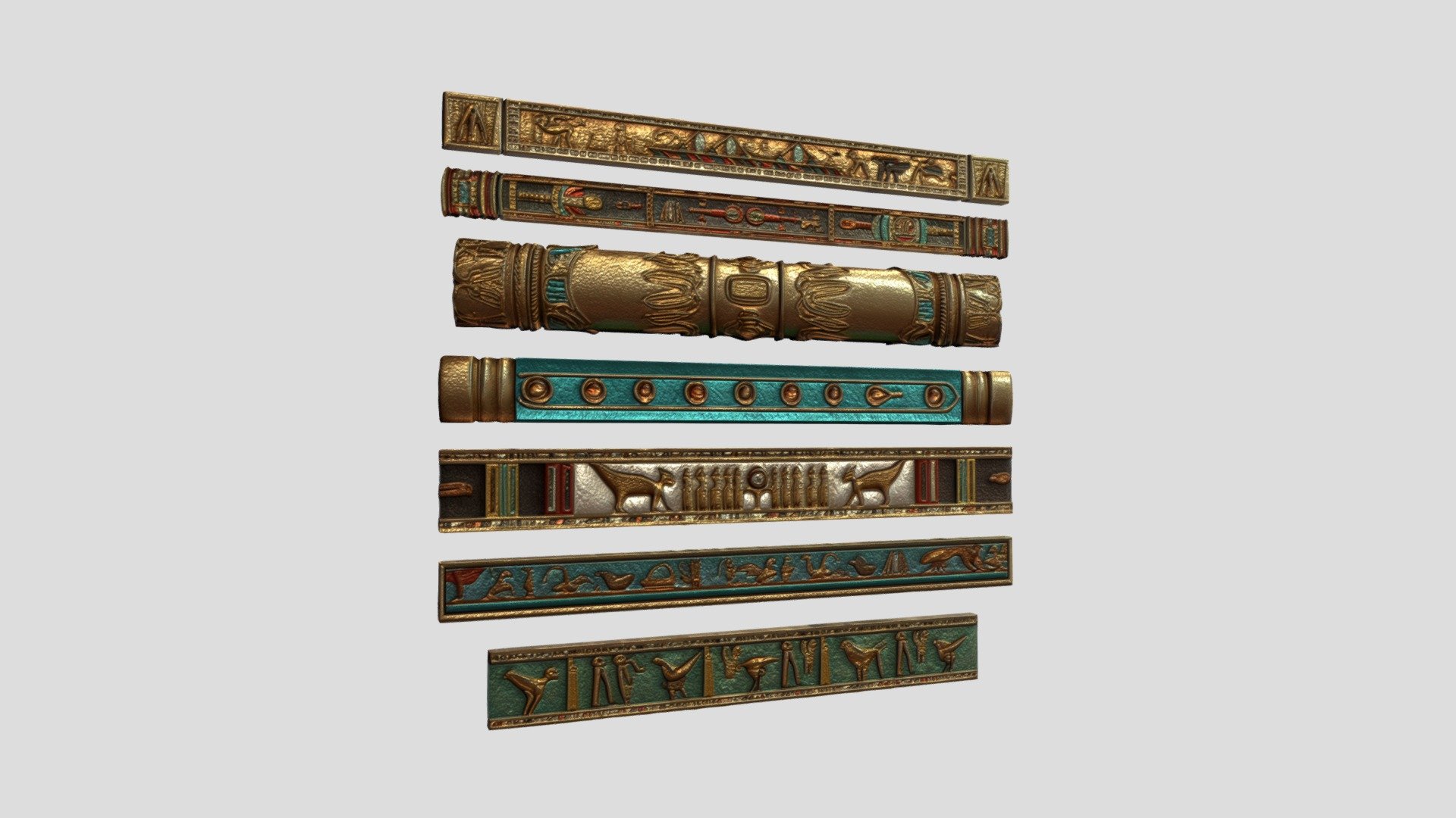 EGYPTIAN STYLED TRIM SET