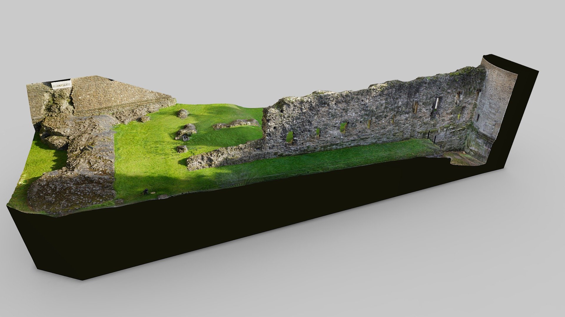 Tower of London Wall Ruins
