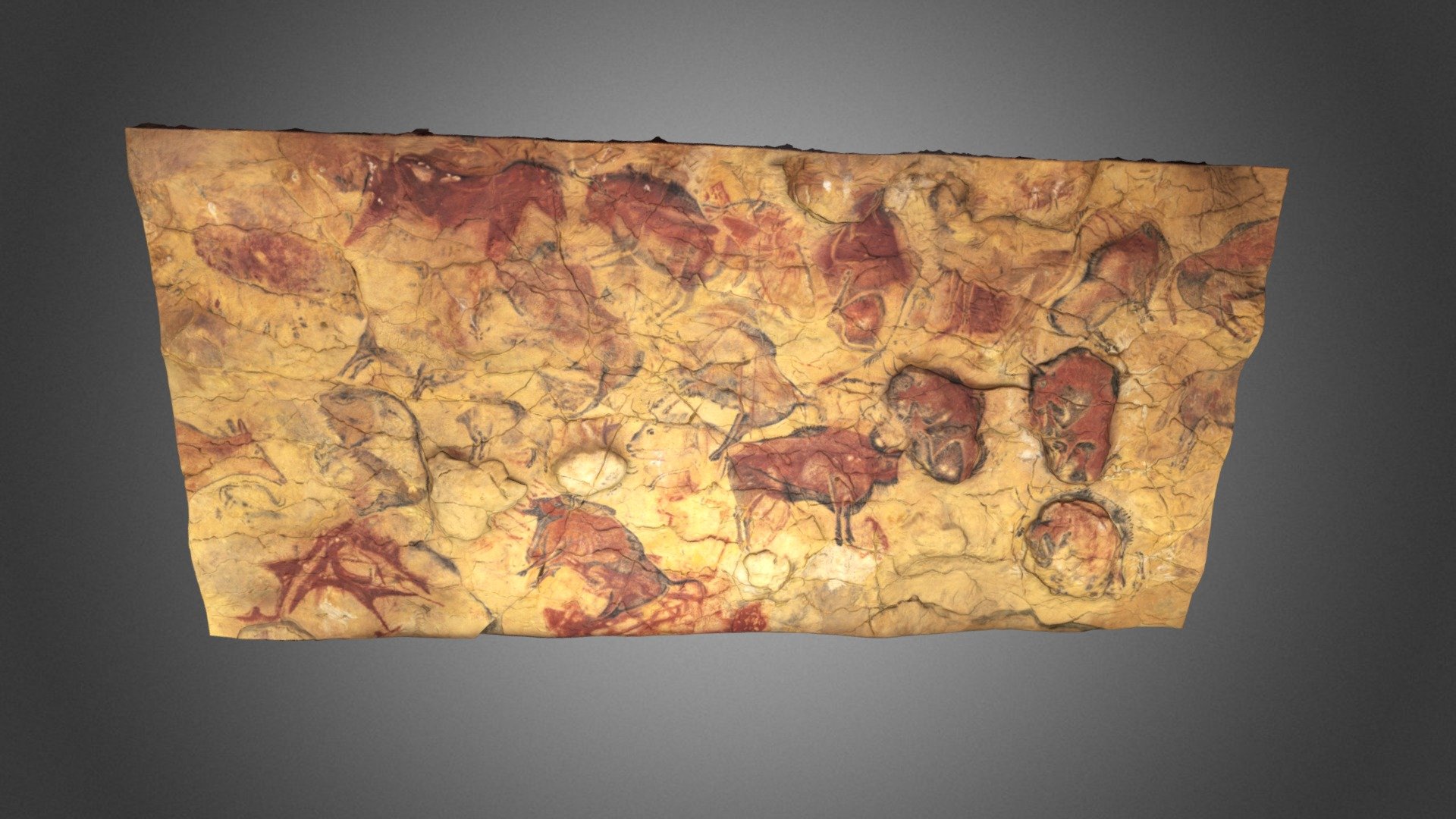 Deckenmalerei der Altamira-Höhle (Nachbildung)