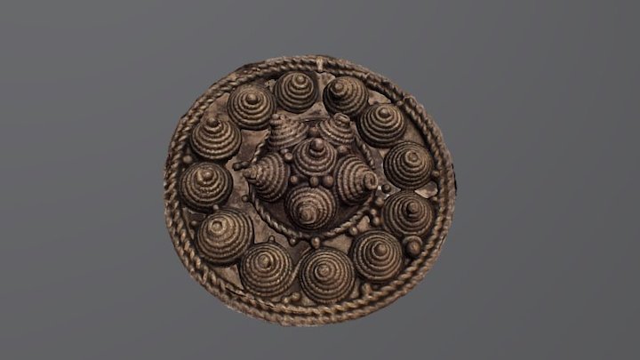 Round brooch, Bj 642 Birka