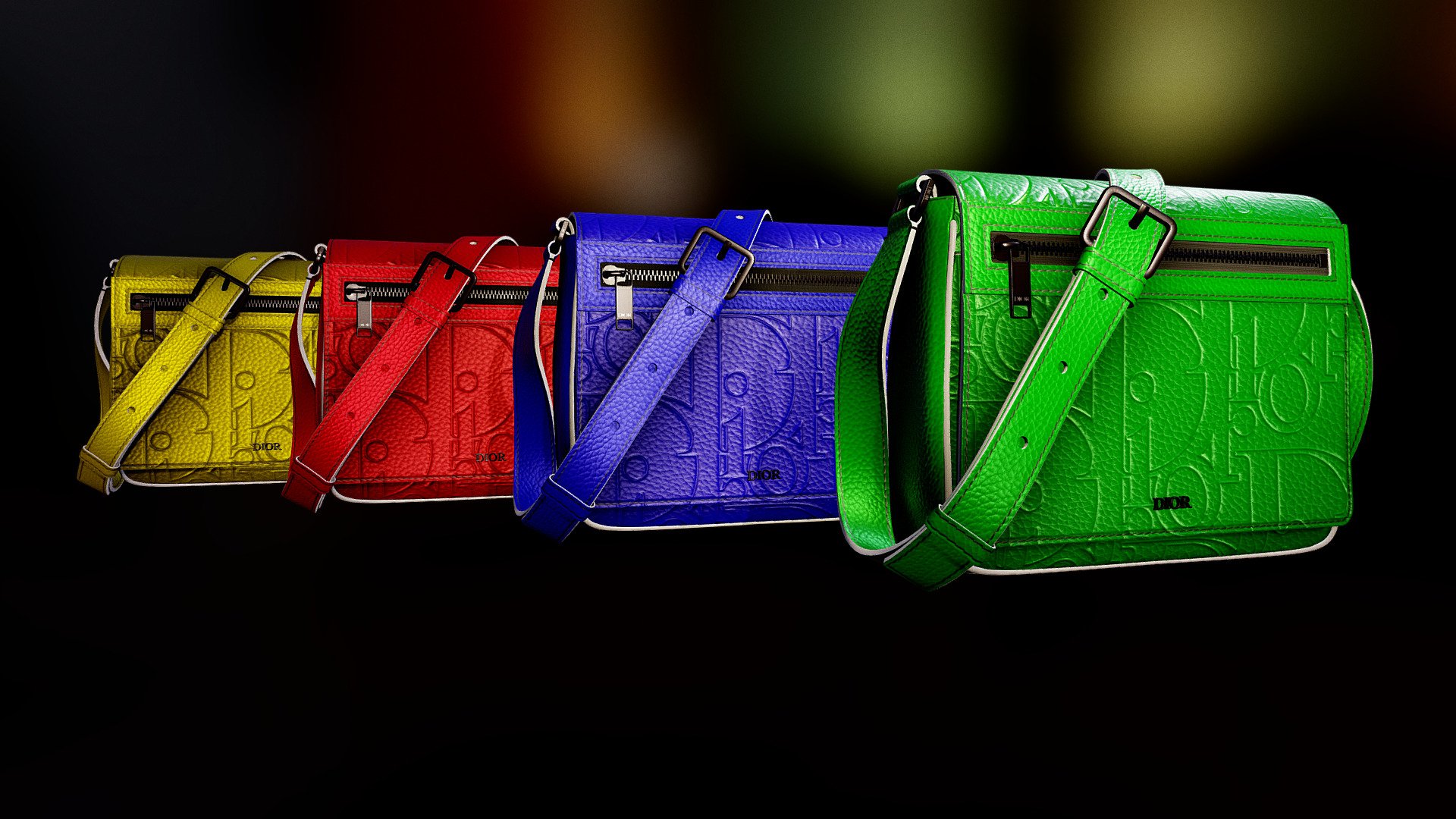 Bolso messenger con solapa (colores)