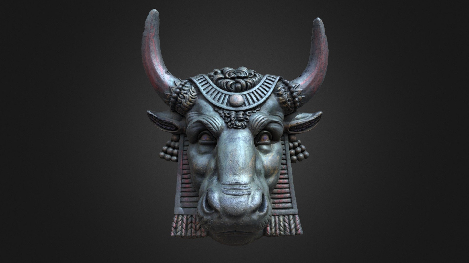 Ox head sculpture, Paris