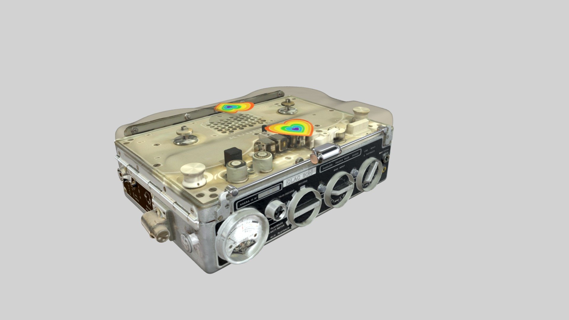 Magnétophone 1/4 po Kudelski Nagra III NP
