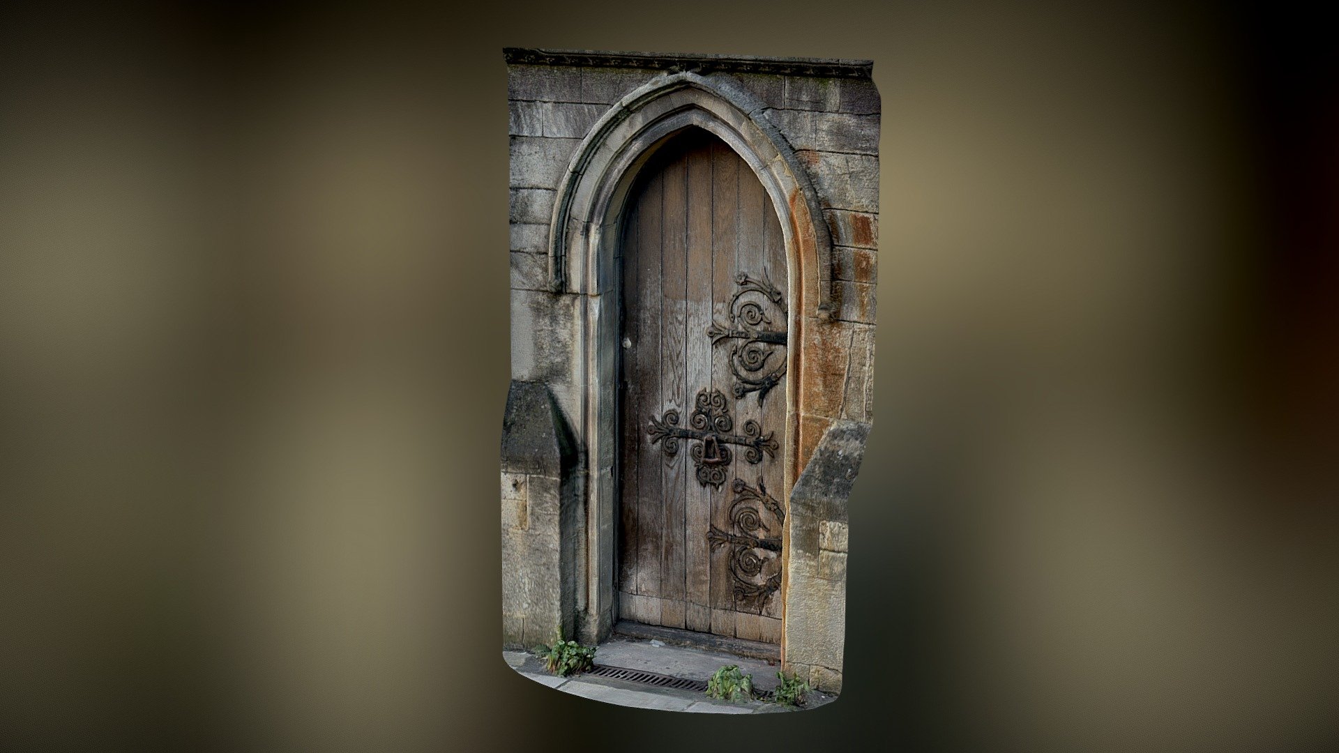 Door, Holy Trinity Church, Bath, UK