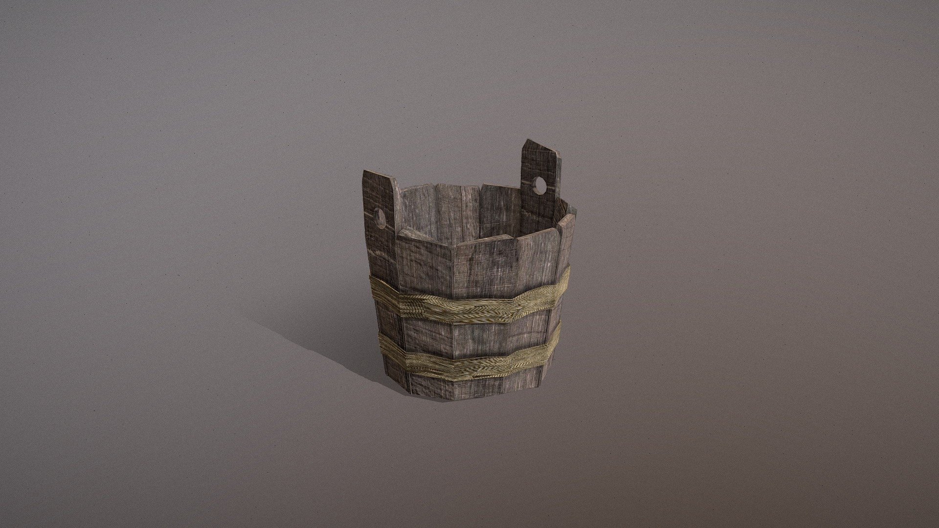 Medieval Wooden Bucket