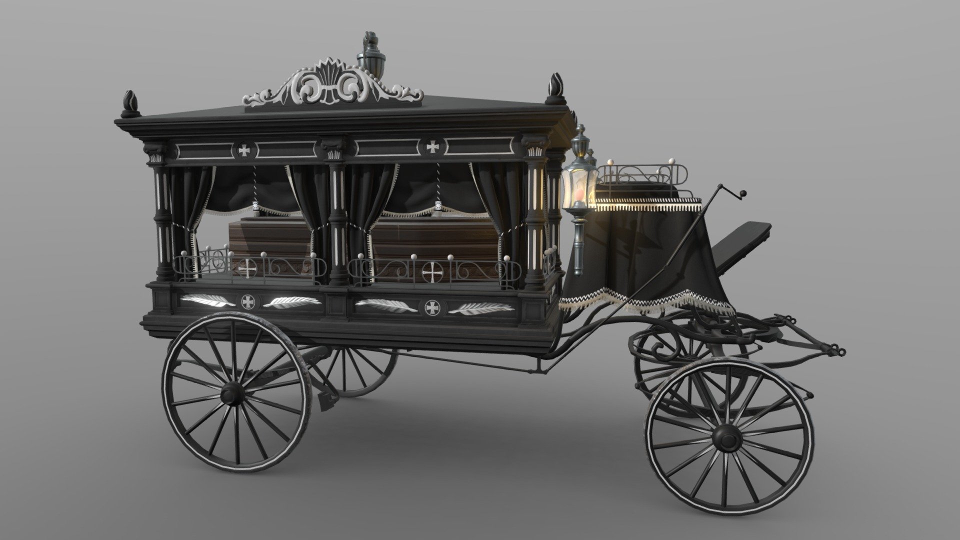 Funeral carriage