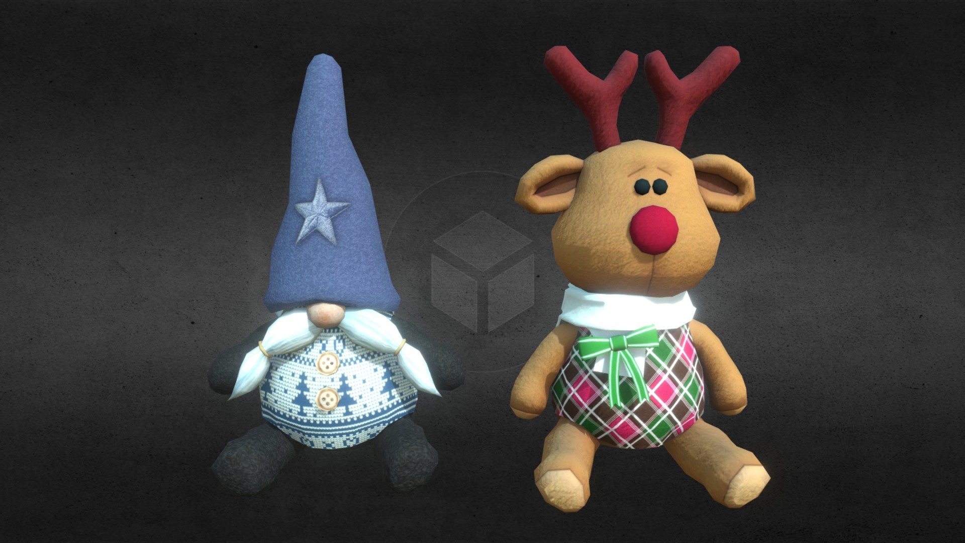 Teddies low poly