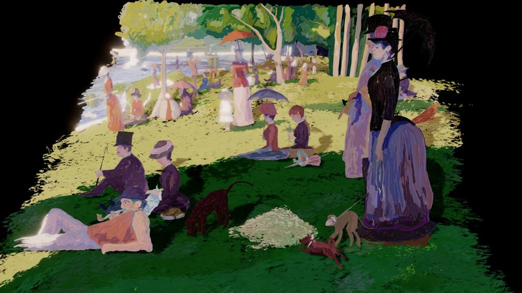 A Sunday on La Grande Jatte diorama