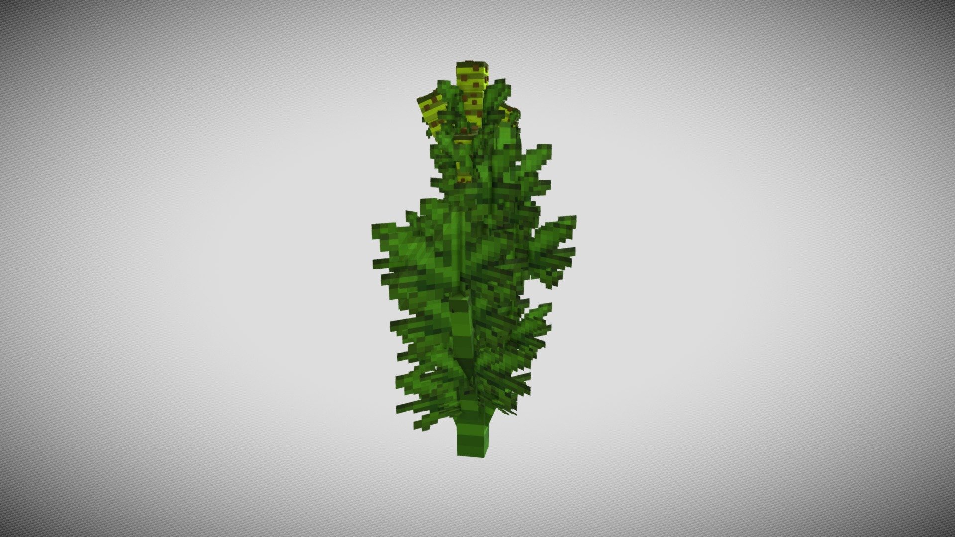Marijuana bush model for Minecraft