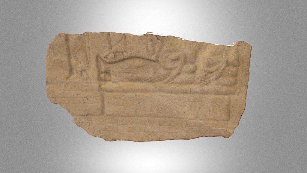 Stela with four figures from Kom Abu Billou