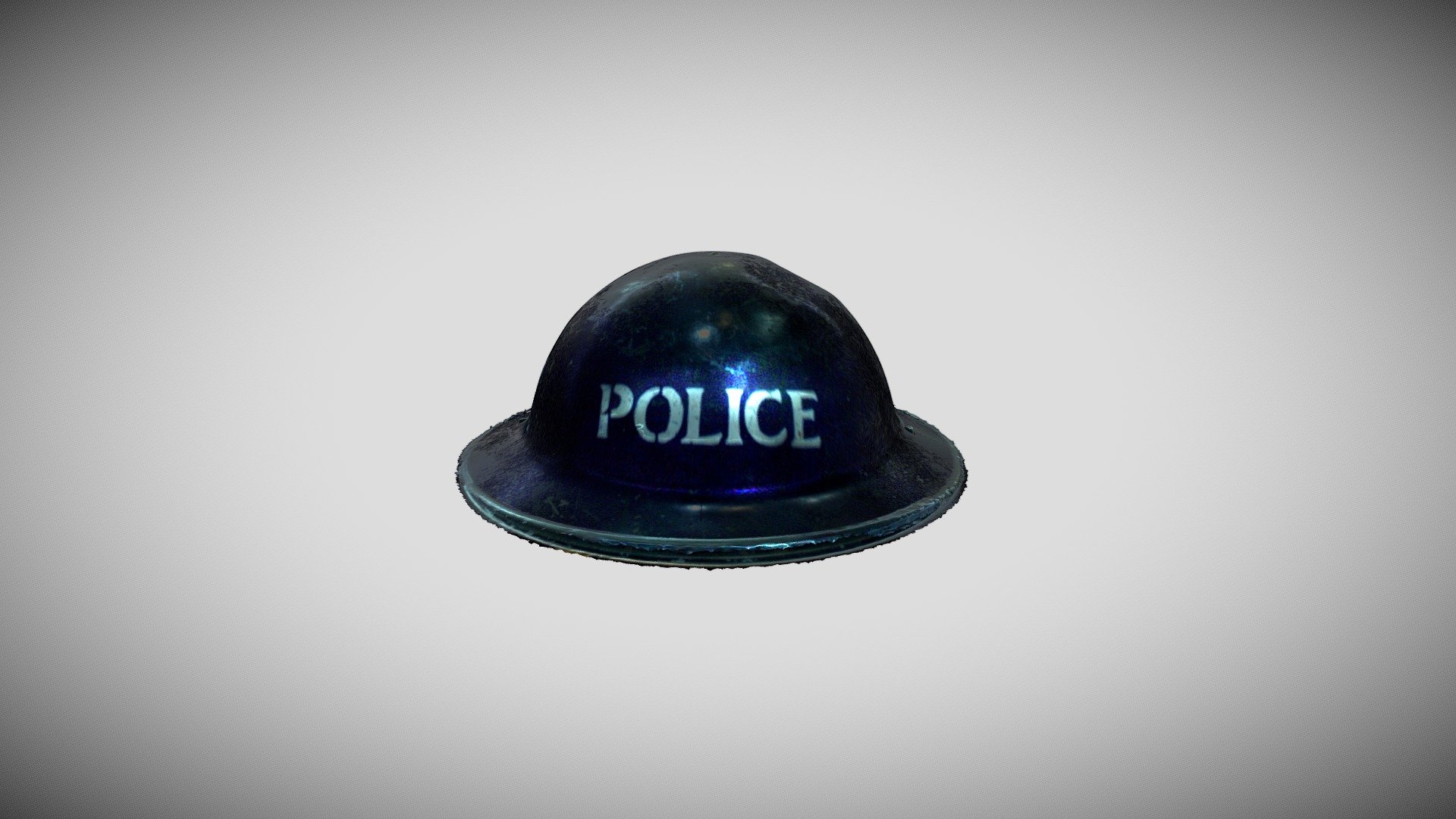World War II Police Tin Helmet
