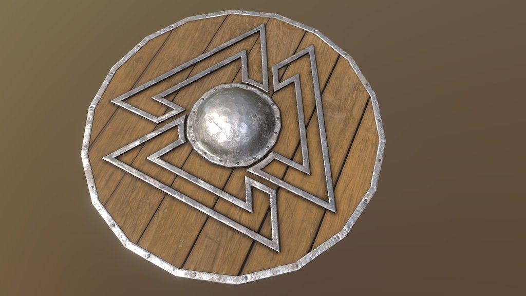 Viking Valknut Shield