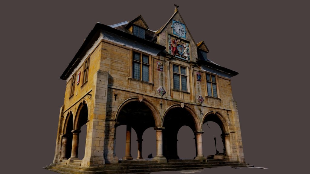 Guildhall, Peterborough, UK. 3D scan