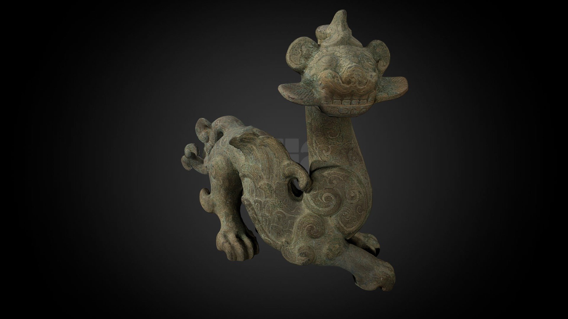 Winged Dragon, one of pair, 5th-4th century BCE