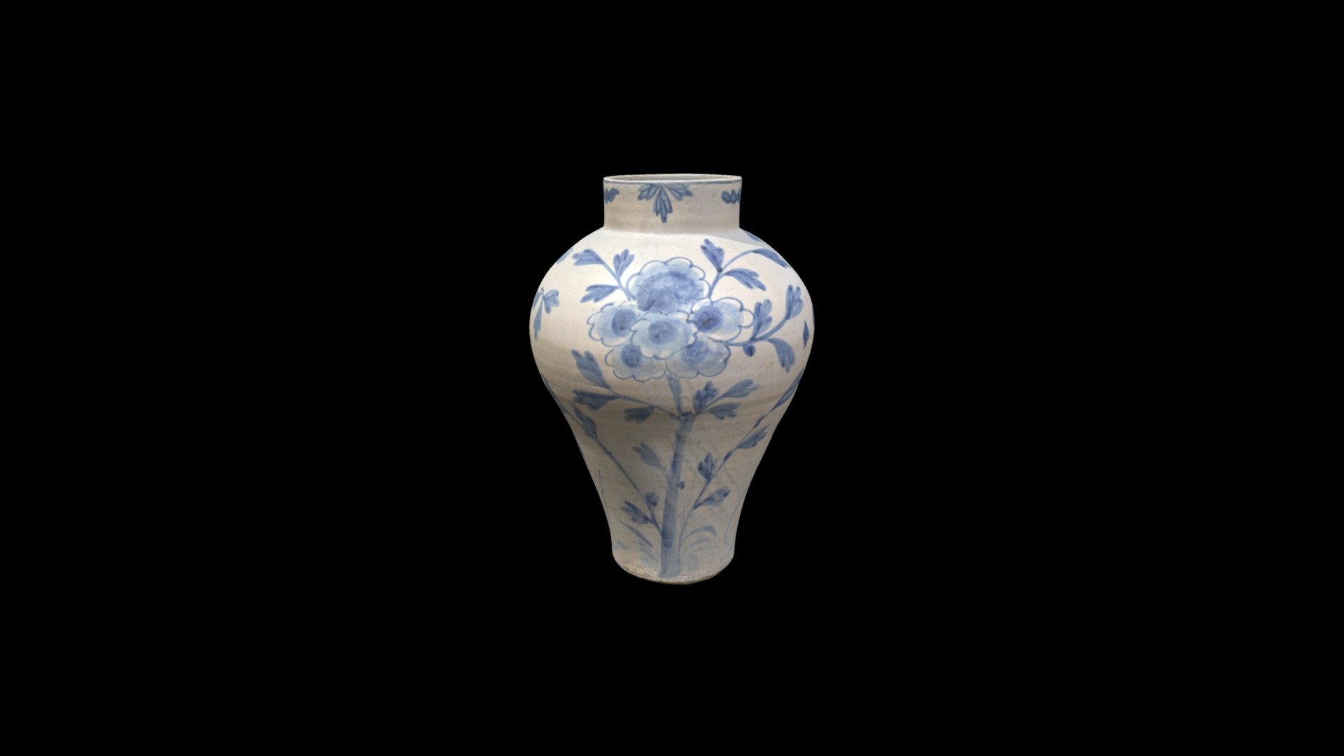 1989.117 Vase with Bird and Flower Design