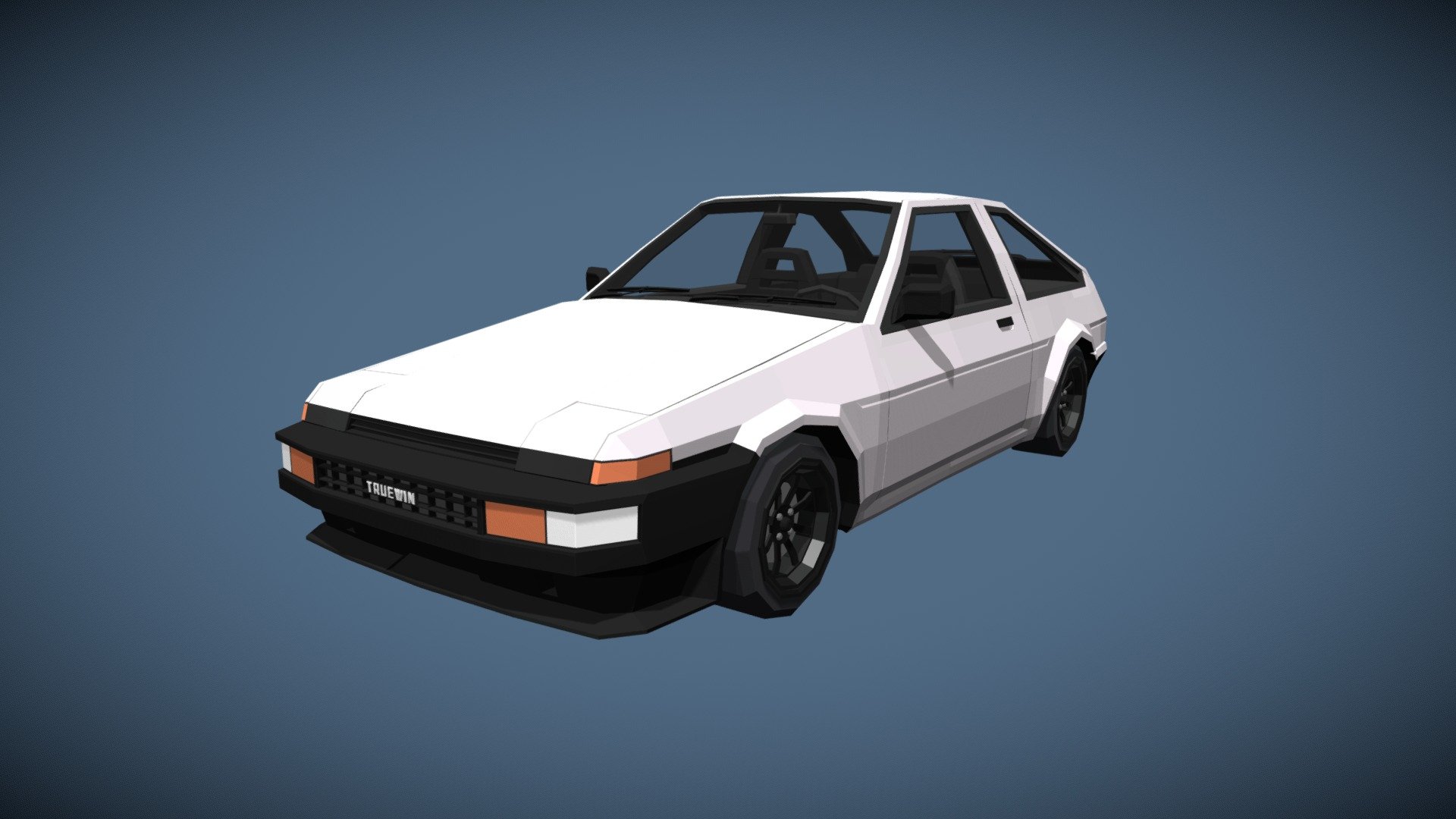 Low Poly AE86 Hatch