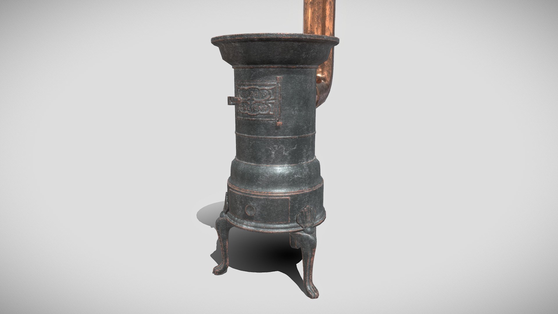 Round Iron Stove