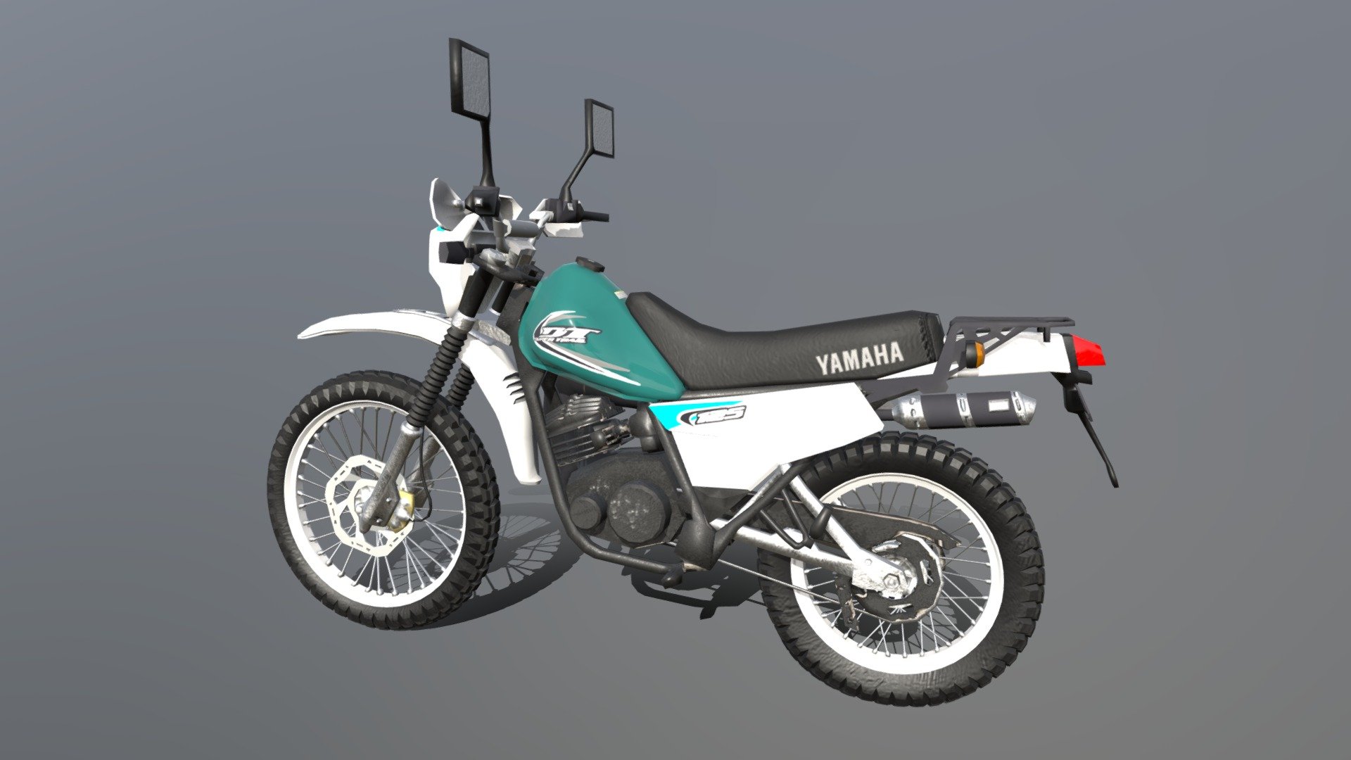 yamaha dt 125 repainted