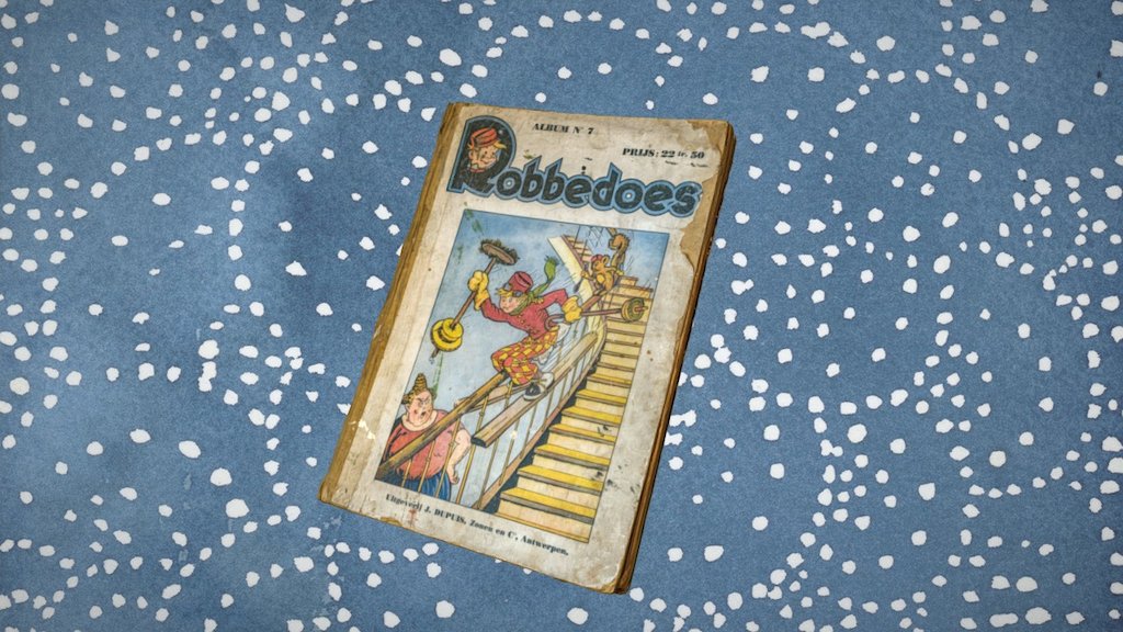 Sketchfab 3D Challenge: Book 'Robbedoes'