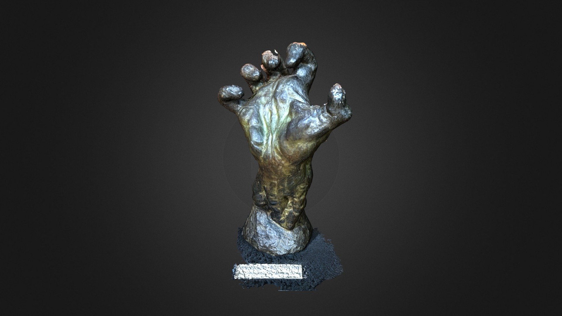 Rodin, "Clenched Hand", Fitzwilliam Museum