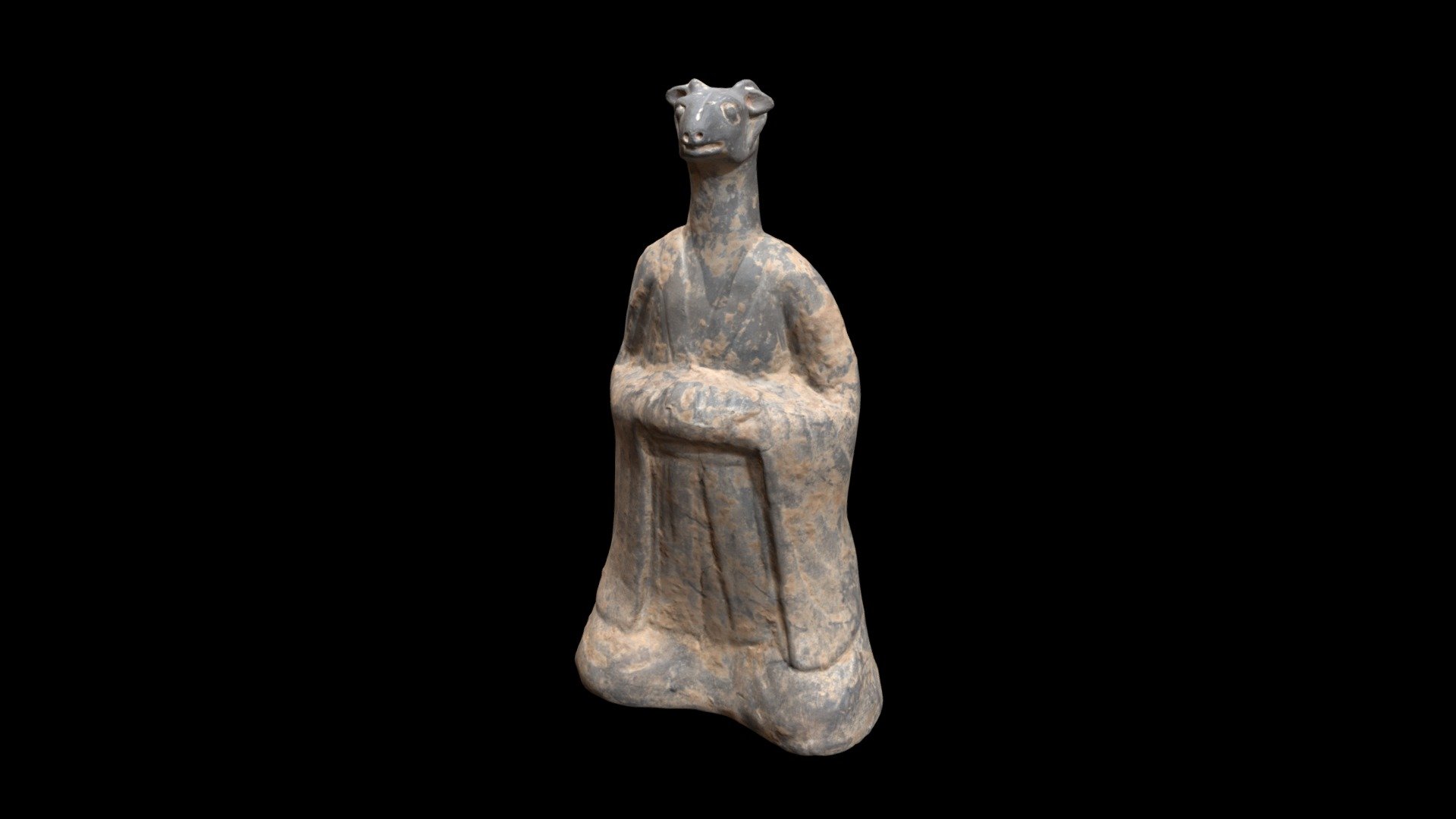 1972.76.8 Mortuary Figure of the Zodiac