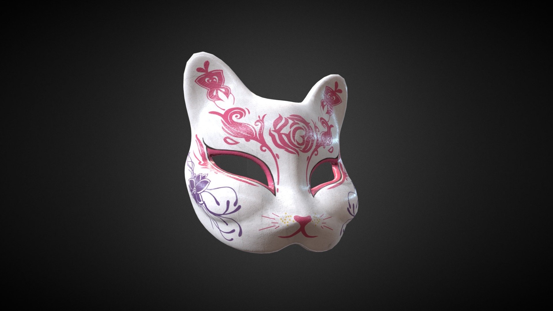 Japanese Cat Mask 01