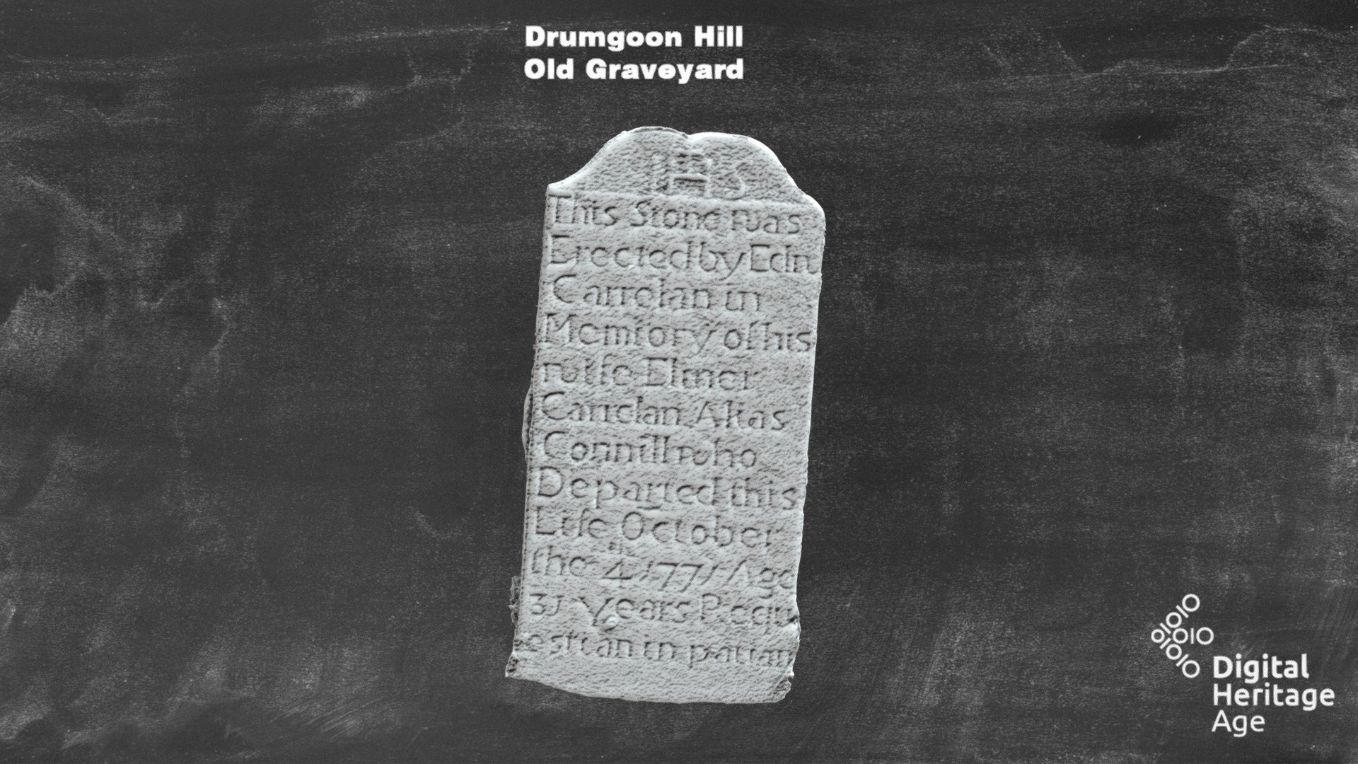 Drumgoon Hill - Old Graveyard Headstone 460