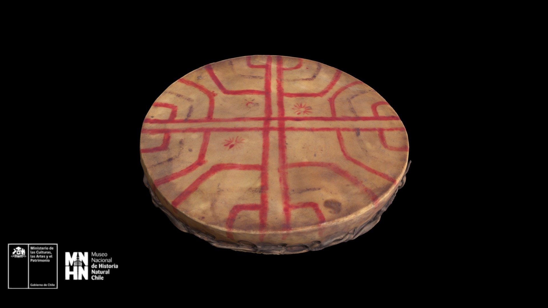 Tambor ceremonial de machi (Kultrúng).