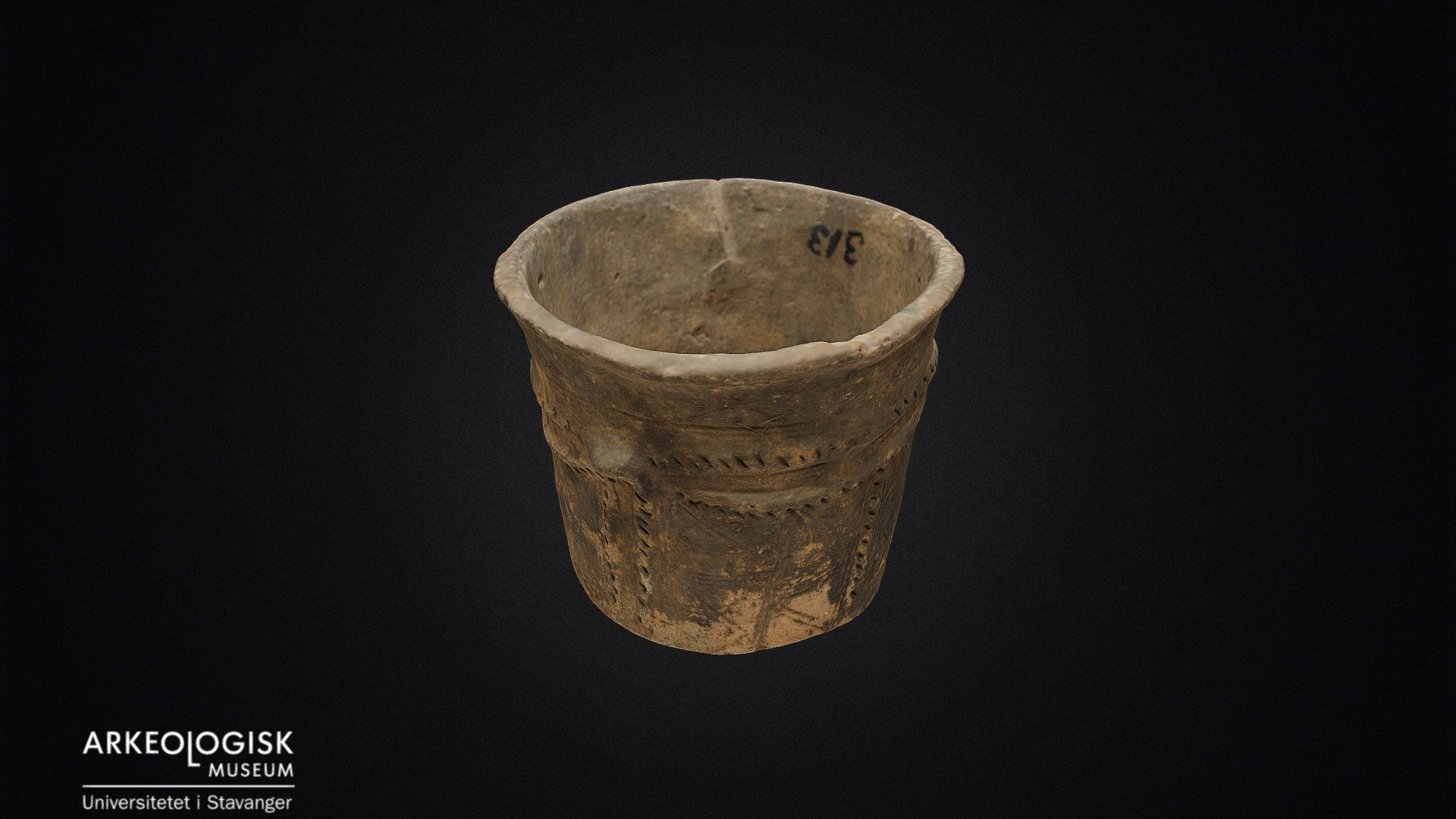 Pottery from the iron-age.