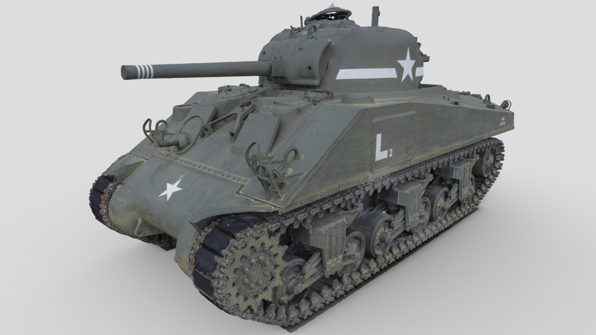Sherman Tank WW2 @Idaho Military History Museum