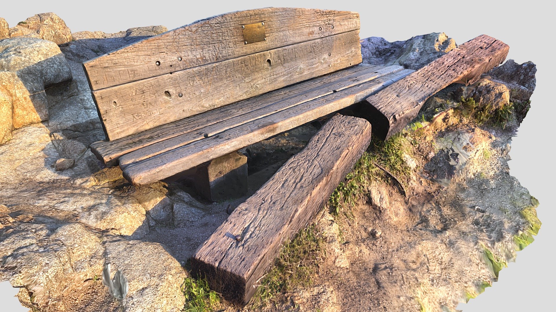 Soberanes Canyon Trail, Ca - Lookout bench