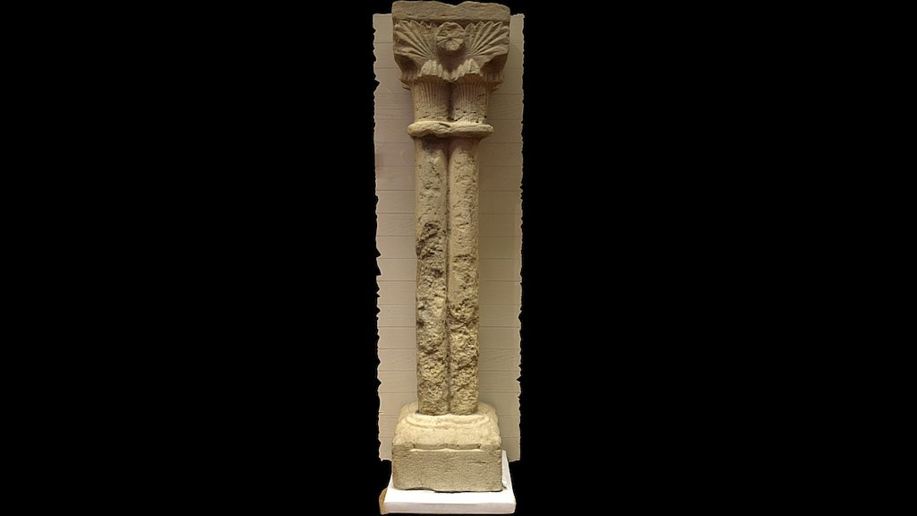 Capitel, fuste y columna