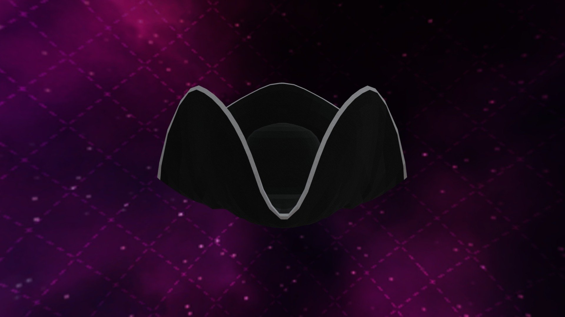 Tricorne Hat .glb (v0.1) FREE Low Poly