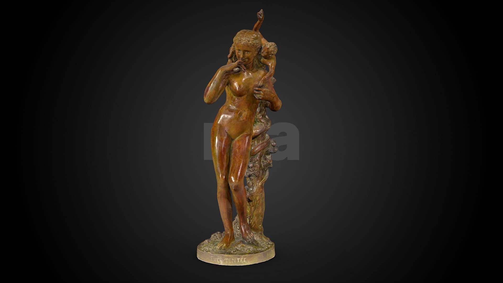 Eve Tempted, c. 1874 by Jean-Baptiste Carpeaux