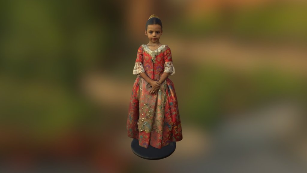 Niña fallera Valenciana