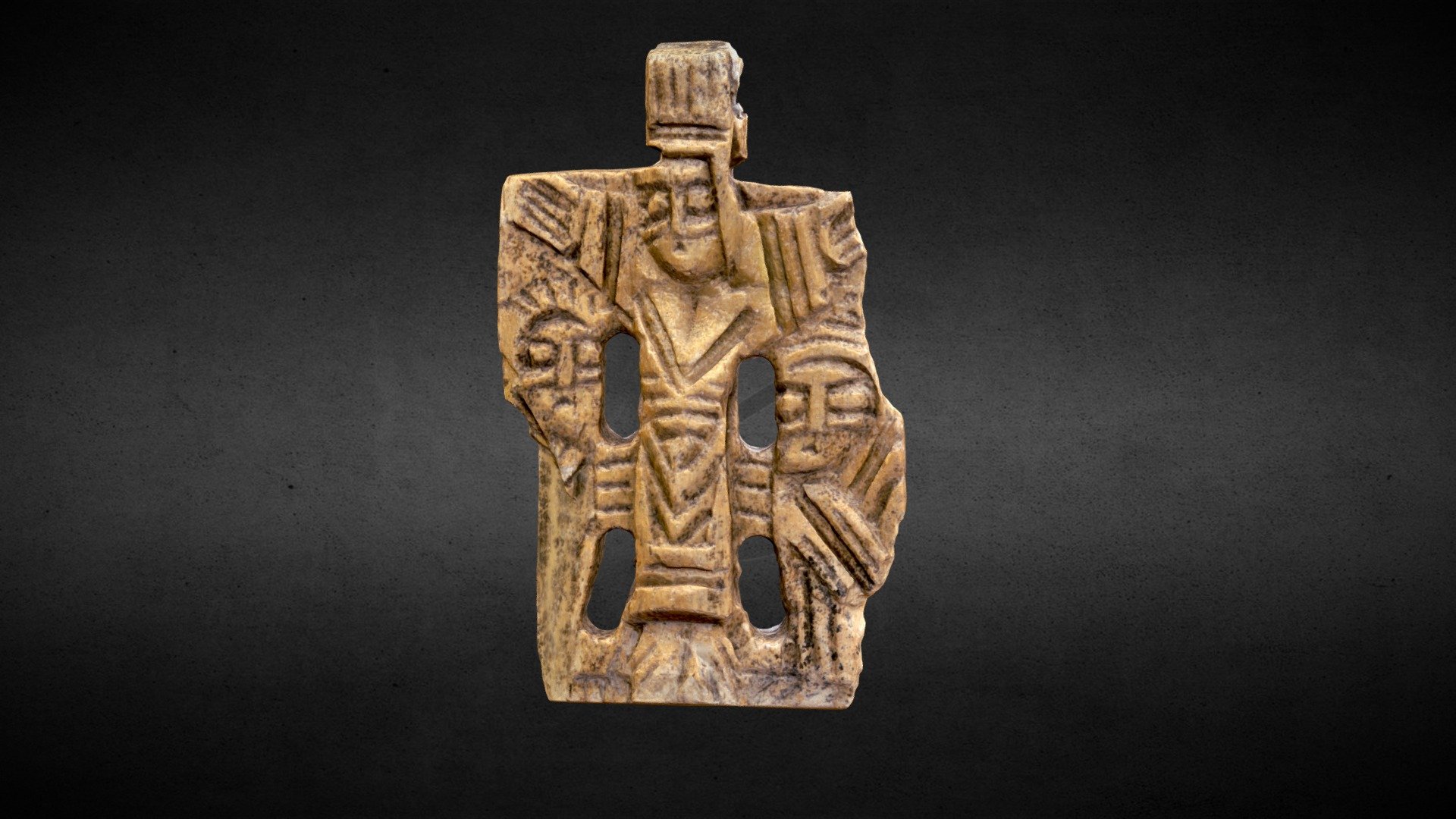 075 Elfenbeinanhänger / Ivory pendant
