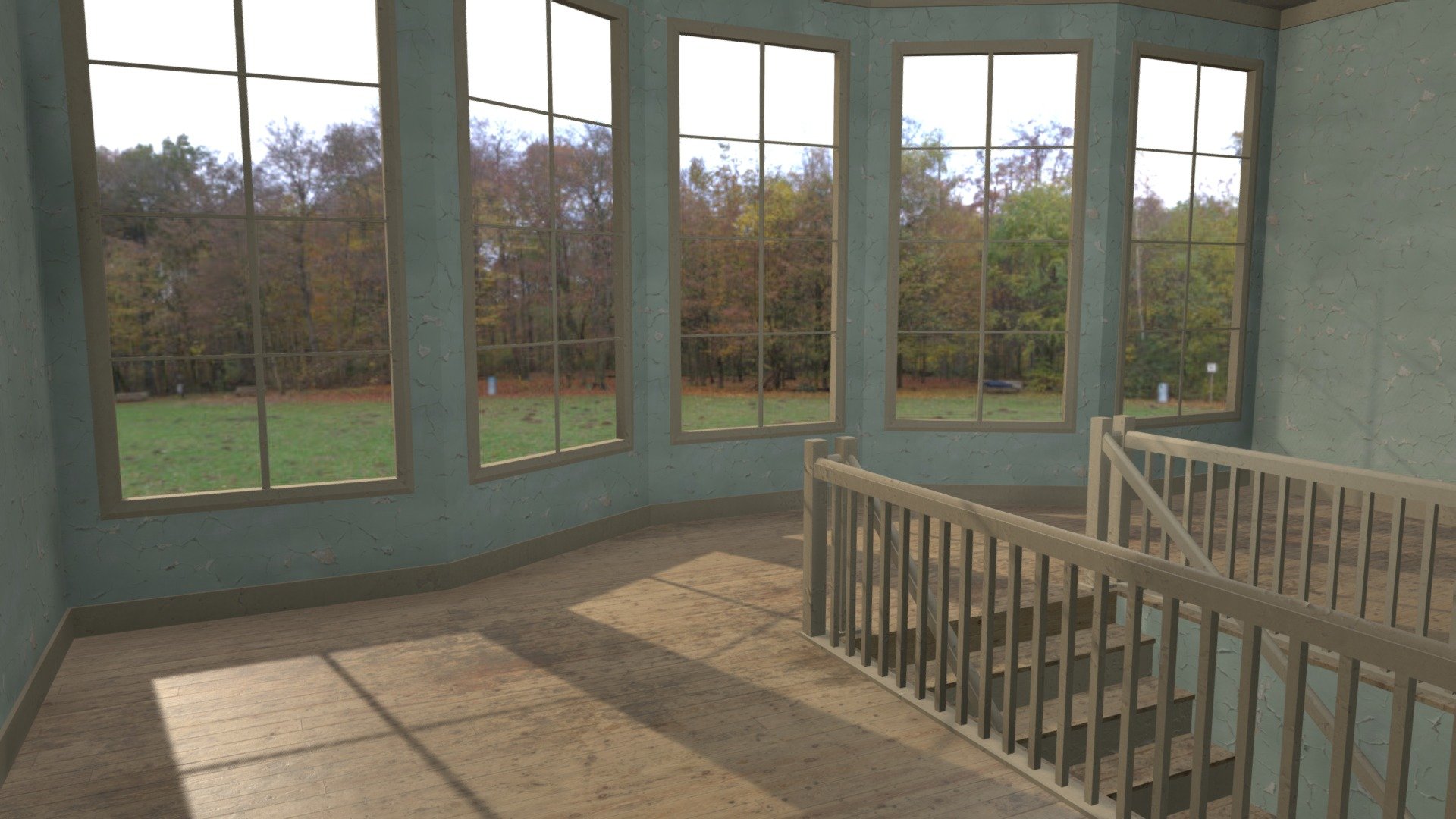 Abandoned Room Interior (Style 2 of 4)