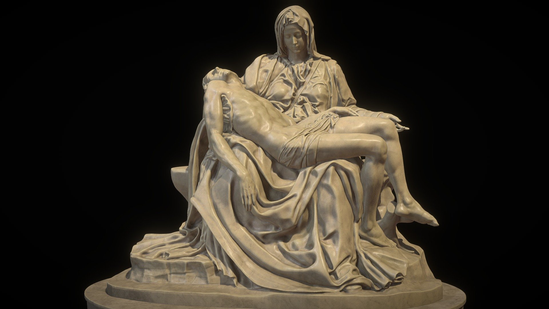Pieta A 3D Tribute to Michelangelo's Masterpiece