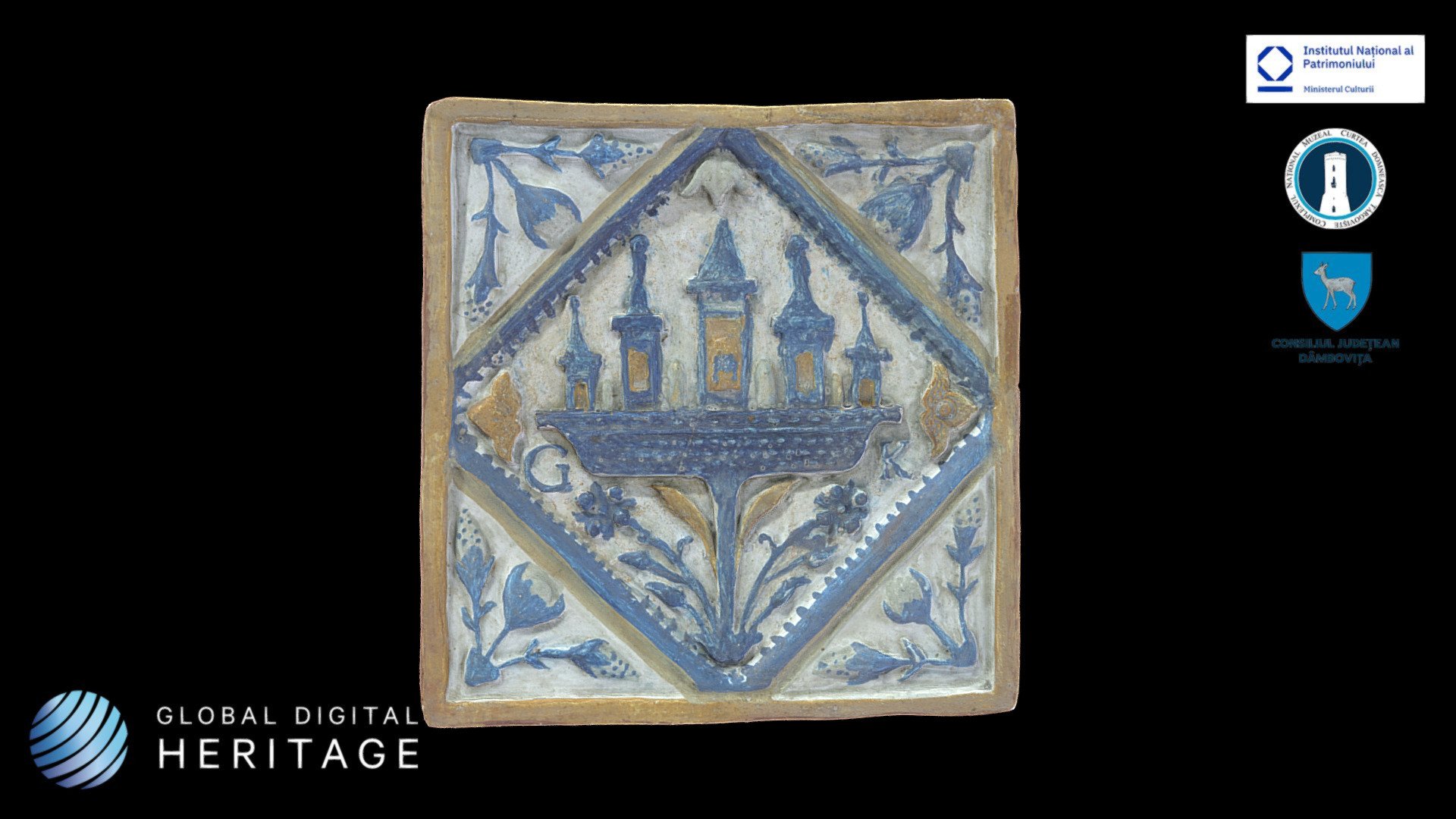 Ceramic stove tile
