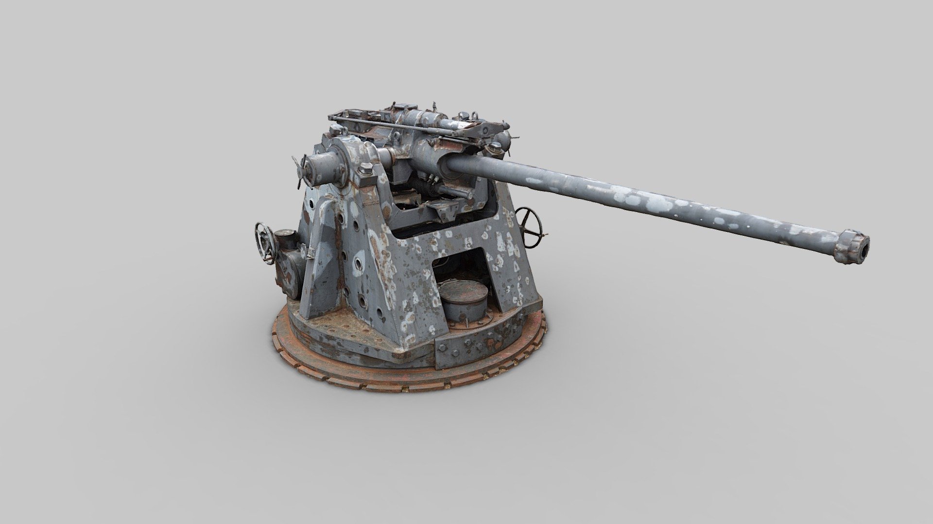 Three Inch Mounting And Gun